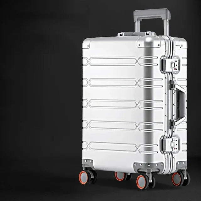Biznesowa walizka Oslo, twarda, z aluminium-magnezu, z kołami 360°. Komfort i styl.
