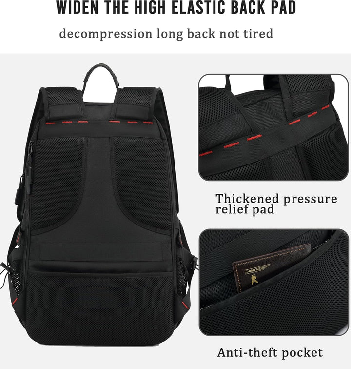 Uniwersalny plecak podróżny 60L, wodoodporny, unisex, z komorą na buty i portem USB; idealny na weekend.